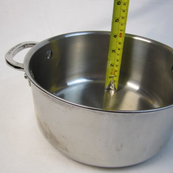 Le Creuset 3L - 8" Stainless Steel Pot - No Lid - Used - Made in Portugal - Picture 10 of 10